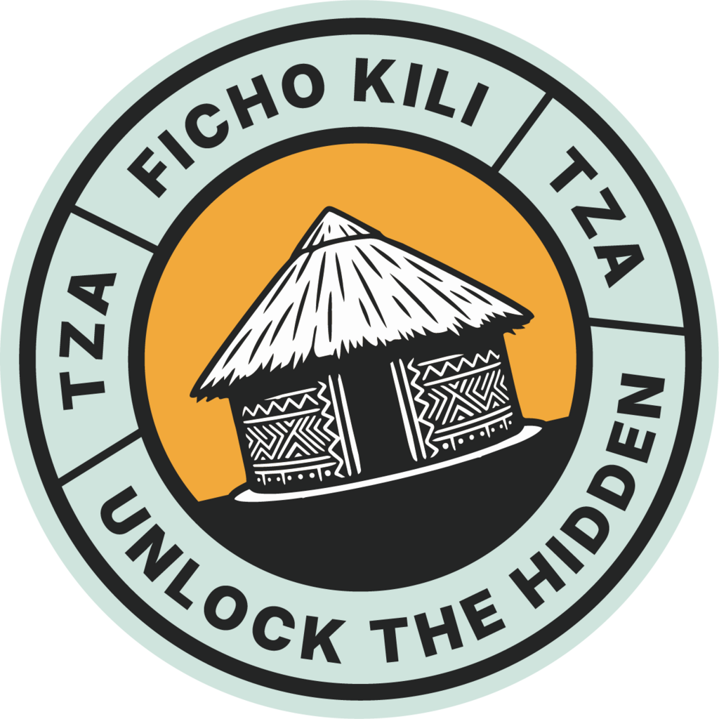 Illustrated circular badge representing the Peaks & Lakes canoe and lake route